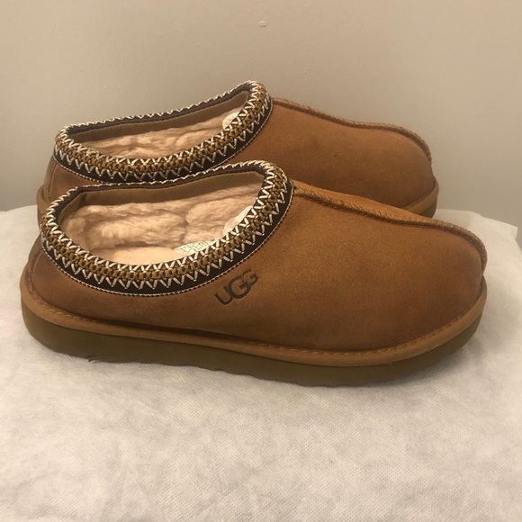 UGG Tasman II Suede Slippers Sz 9 - Picture 2 of 6
